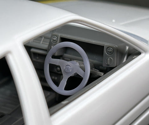Kei Style KS-PA114 1/24 35/36mm Steering Wheel 3-Piece Set