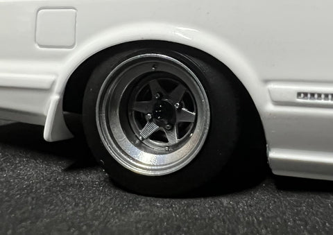 Kei Style KS-PA15 1/24 14-inch XR4 TYPE wheels exclusively for the KS-CU3