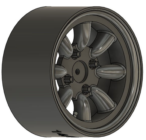 Kei Style KS-PA1 1/24 14-inch 8-spoke wheel exclusively for the KS-CU1
