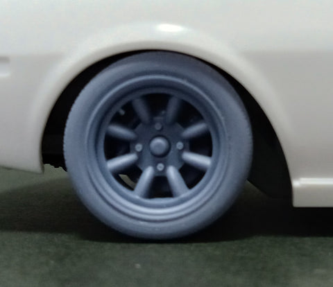 Kei Style KS-PA1 1/24 14-inch 8-spoke wheel exclusively for the KS-CU1