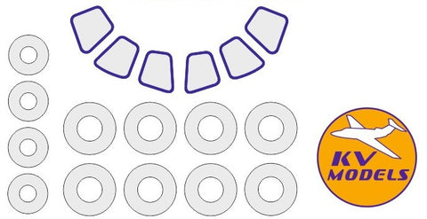 KV Models 14670 1/144 Space Shuttle Atlantis (REVELL #04544) + wheels masks (For Revell)