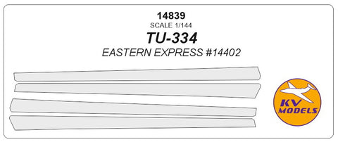 KV Models 14839 1/144 Tu-334 (EASTERN EXPRESS #14402) (For EASTERN EXPRESS)