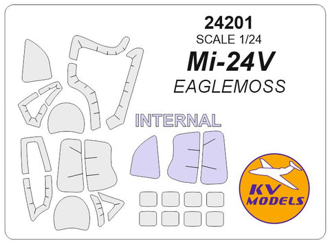 KV Models 24201 1/24 Mi-24V (For EAGLEMOSS)