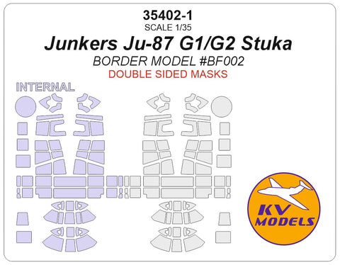 KV Models 35402-1 1/35 Junkers Ju-87 G1/G2 Stuka (Border Model #BF002) - Double sided (For Border Model)