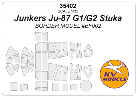 KV Models 35402 1/35 Junkers Ju-87 G1/G2 Stuka (Border Model #BF002) (For Border Model)