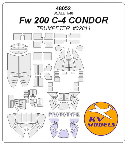 KV Models 48052 1/48 Fw 200 C-4 CONDOR (Trumpeter #02814) (For Trumpeter)