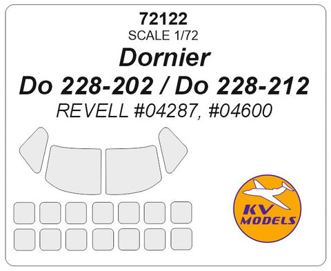 KV Models 72122 1/72 Dornier Do 228-202 / Do 228-212 (REVELL #04287, #04600) (For Revell )