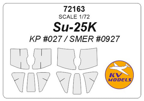 KV Models 72163 1/72 Su-25 K (masks for two versions) (For KP Models / KOPRO)