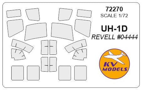 KV Models 72270 1/72 Bell UH-1D Heeresflieger (REVELL #04444) (For Revell)