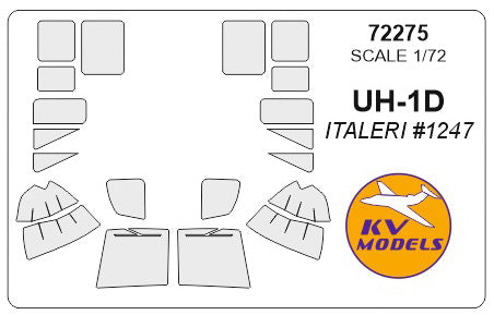 KV Models 72275 1/72 UH-1D (ITALERI #1247) (For ITALERI)