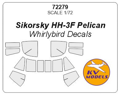 KV Models 72279 1/72 Sikorsky HH-3F Pelican (For Whirlybird Decals)