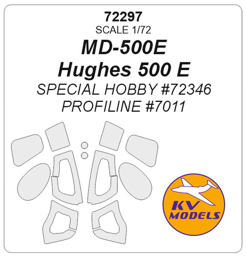 KV Models 72297 1/72 MD-500E / Hughes 500 E (Special Hobby #72346 / Profiline #7011) (For Profiline / Special Hobby)