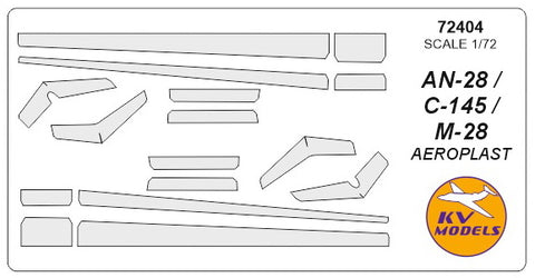 KV Models 72404 1/72 An-28 / C-145 / M-28 (For AEROPLAST)