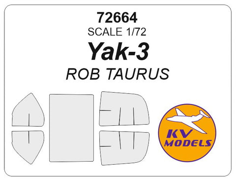 KV Models 72664 1/72 Yak-3 (ROB TAURUS 72074) (For ROB TAURUS)