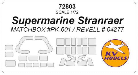 KV Models 72803 1/72 Supermarine Stranraer (MATCHBOX #PK-601 / REVELL # 04277) (For Matchbox / REVELL)