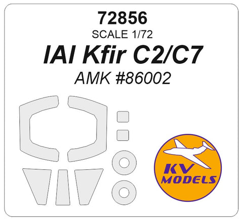 KV Models 72856 1/72 IAI Kfir C2/C7 (AMK #86002) (For AMK)