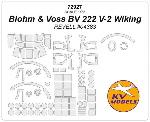 KV Models 72927 1/72 Blohm & Voss BV 222 V-2 Wiking (REVELL #04383) (For Revell)