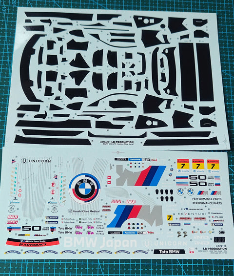 LB Production 24116 1/24 BMW M4 GT3 - BMW Team Studie X CSL - 2022 Super GT - Suzuka 300km Race GT300 winner