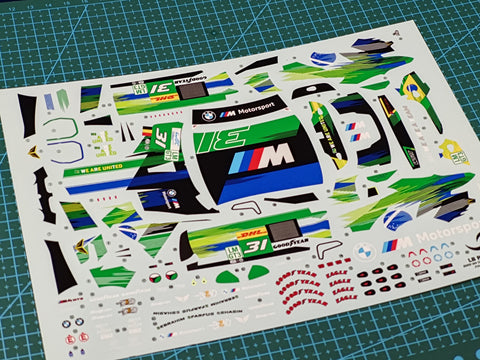 LB Production 24128 1/24 BMW M4 GT3 Evo - Team WRT #31 - 2025 FIA WEC - Sao Paulo 6H - LMGT3