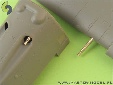 MASTER AM-32-005 1/32 Bf 109 E3 - E9, T armament set (MG 17 tips, MG FF barrels)