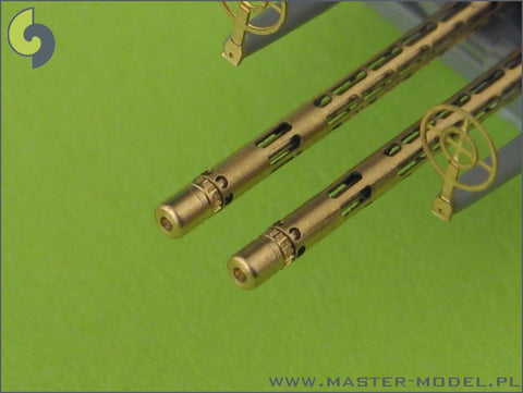 MASTER AM-32-026 1/32 German aircraft machine gun MG 81and MG 81Z - turned barrels and etched sights (2pcs)