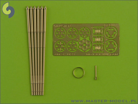 MASTER AM-32-029 1/32 M61 A1 Vulcan - Six-barrelled rotary 20mm cannon - turned barrels with etched barrel clamps