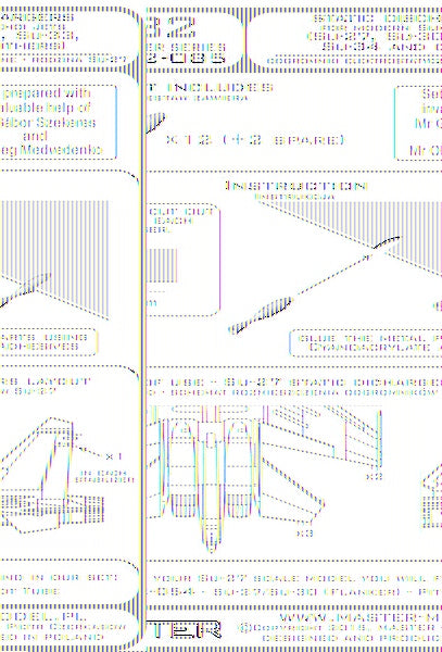 MASTER AM-32-085 1/32 Static dischargers - type used on modern Sukhoi jets (Su-27, Su-30, Su-33, Su-34 and other) (12pcs+2spare)