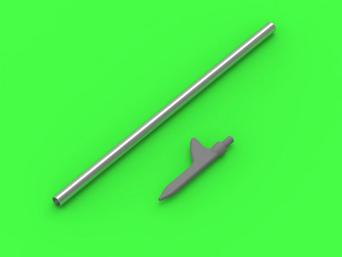 MASTER AM-32-116 1/32 US WWII Pitot Tube - "Shark-fin" type probe (1 pc) - used on P-36, P-39, P-40, P-47, A-36, B-239, T-6, B-25 and many more