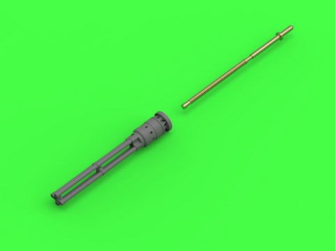 MASTER AM-35-003 1/35 Mi-24 (Hind D/E) - JakB-12.7 machine gun barrel and DUAS probe (metal and resin parts)