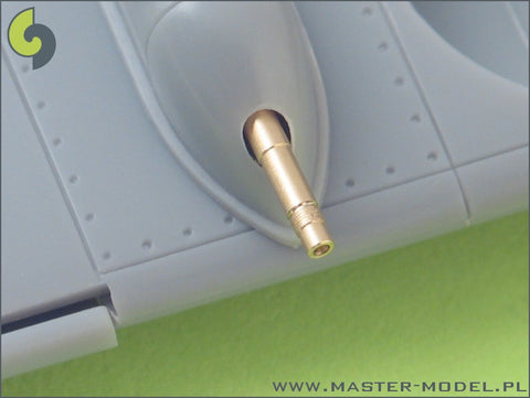 MASTER AM-48-016 1/48 German aircraft machine gun MK 108 (30mm) barrels & blast tubes (2pcs)