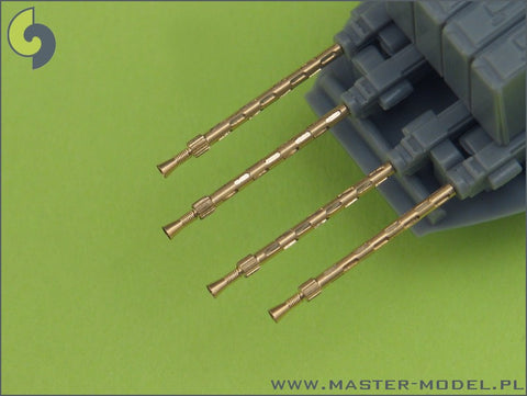 MASTER AM-48-026 1/48 British Mk 2 Browning .303 caliber (7,7mm) with flash hider (4pcs)
