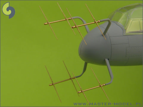 MASTER AM-48-027 1/48 German radar FuG 220 Lichtenstein SN-2 (used on nightfighters Bf 110, Ju 88 and other)