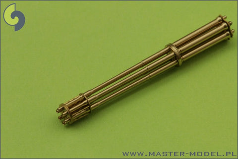 MASTER AM-48-037 1/48 M61 A1 Vulcan - Six-barrelled rotary 20mm cannon - turned barrels with etched barrel clamps