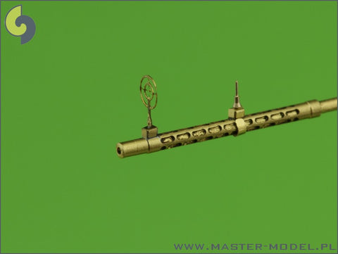 MASTER AM-48-055 1/48 German aircraft machine gun MG 15 - turned barrels and etched sights (2pcs)