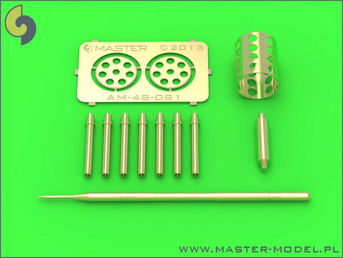 MASTER AM-48-081 1/48 Fairchild A-10 Thunderbolt II - GAU-8 Avenger gun tip and Pitot Tube