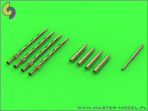 MASTER AM-48-111 1/48 De Havilland Mosquito NF Mk.II / FB Mk.VI - Pitot tube & armament set (Browning .303 barrels and Hispano 20mm barrel tips)
