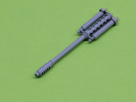 MASTER AM-48-125 1/48 AH-64 Apache - M230 Chain Gun barrel (30mm), Pitot Tubes and tail antenna (resin, PE and turned parts)