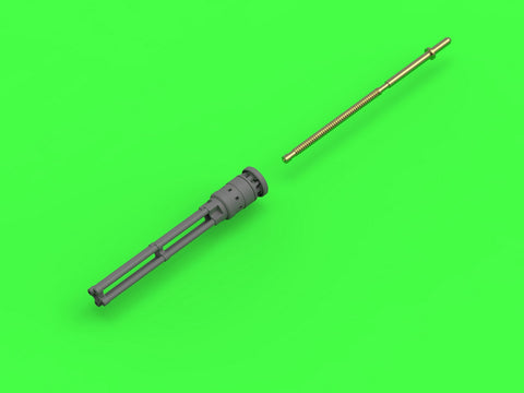 MASTER AM-48-126 1/48 Mi-24 (Hind D/E) - JakB-12.7 machine gun barrel and DUAS probe (metal and resin parts)