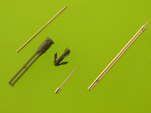 MASTER AM-48-126 1/48 Mi-24 (Hind D/E) - JakB-12.7 machine gun barrel and DUAS probe (metal and resin parts)