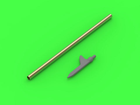 MASTER AM-48-156 1/48 US WWII Pitot Tube - "Shark-fin" type probe (1 pc) - used on P-36, P-39, P-40, P-47, A-36, B-239, T-6, B-25 and many more
