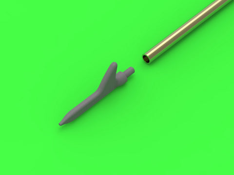MASTER AM-48-156 1/48 US WWII Pitot Tube - "Shark-fin" type probe (1 pc) - used on P-36, P-39, P-40, P-47, A-36, B-239, T-6, B-25 and many more