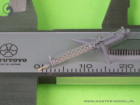 MASTER AM-48-183 1/48 German WW I machine gun Spandau LMG 08/15 (2 pcs) - with SHORT charging handle - complete guns incl. 3D resin & brass parts