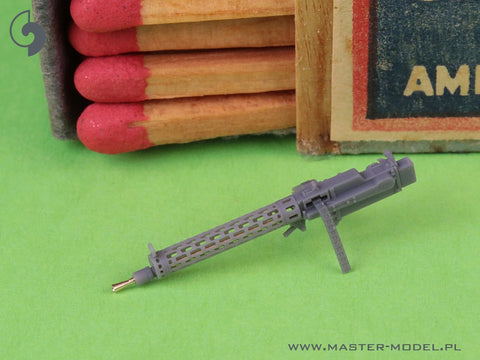 MASTER AM-48-183 1/48 German WW I machine gun Spandau LMG 08/15 (2 pcs) - with SHORT charging handle - complete guns incl. 3D resin & brass parts