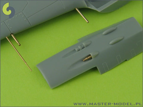 MASTER AM-72-012 1/72 Fw 190 A2 - A5 armament set (MG 17, MG FF, MG 151 barrel tips) & Pitot Tube