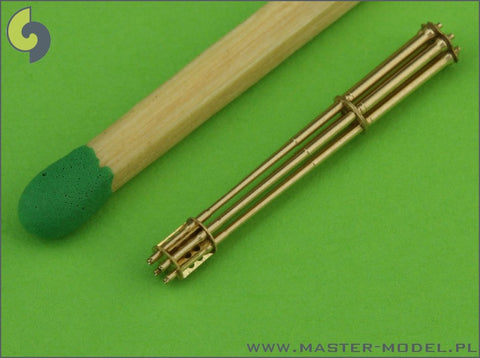 MASTER AM-72-039 1/72 M61 A1 Vulcan - Six-barrelled rotary 20mm cannon - turned barrels with etched barrel clamps