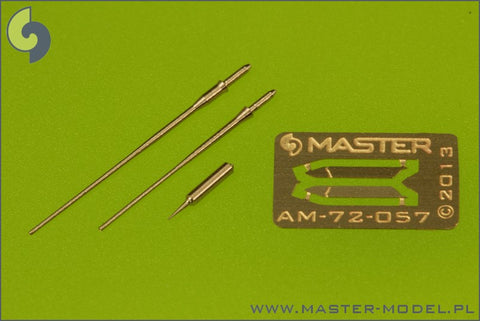 MASTER AM-72-057 1/72 SAAB JAS 39 Gripen - Pitot Tubes & Angle Of Attack probes
