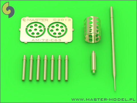 MASTER AM-72-063 1/72 Fairchild A-10 Thunderbolt II - GAU-8 Avenger gun tip and Pitot Tube