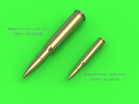 MASTER GM-16-002 1/16 Browning .50 caliber (12.7mm) - cartridges (25pcs)