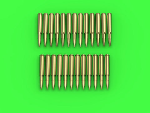 MASTER GM-16-004 1/16 M1919 Browning .30 caliber (7.62mm) - cartridges (25pcs)