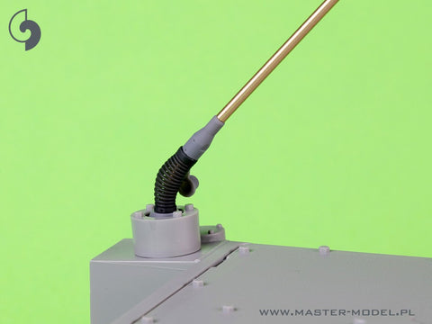 MASTER GM-16-008 1/16 Antenna Comrod VHF3088VM - used on Leopard 2 A7V and other vehicles (2pcs) - TILTED version